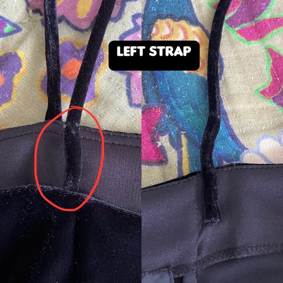 90s Style Alex Evenings Black Velvet Dress SIZE 6 PETITE - Picture 7 of 8